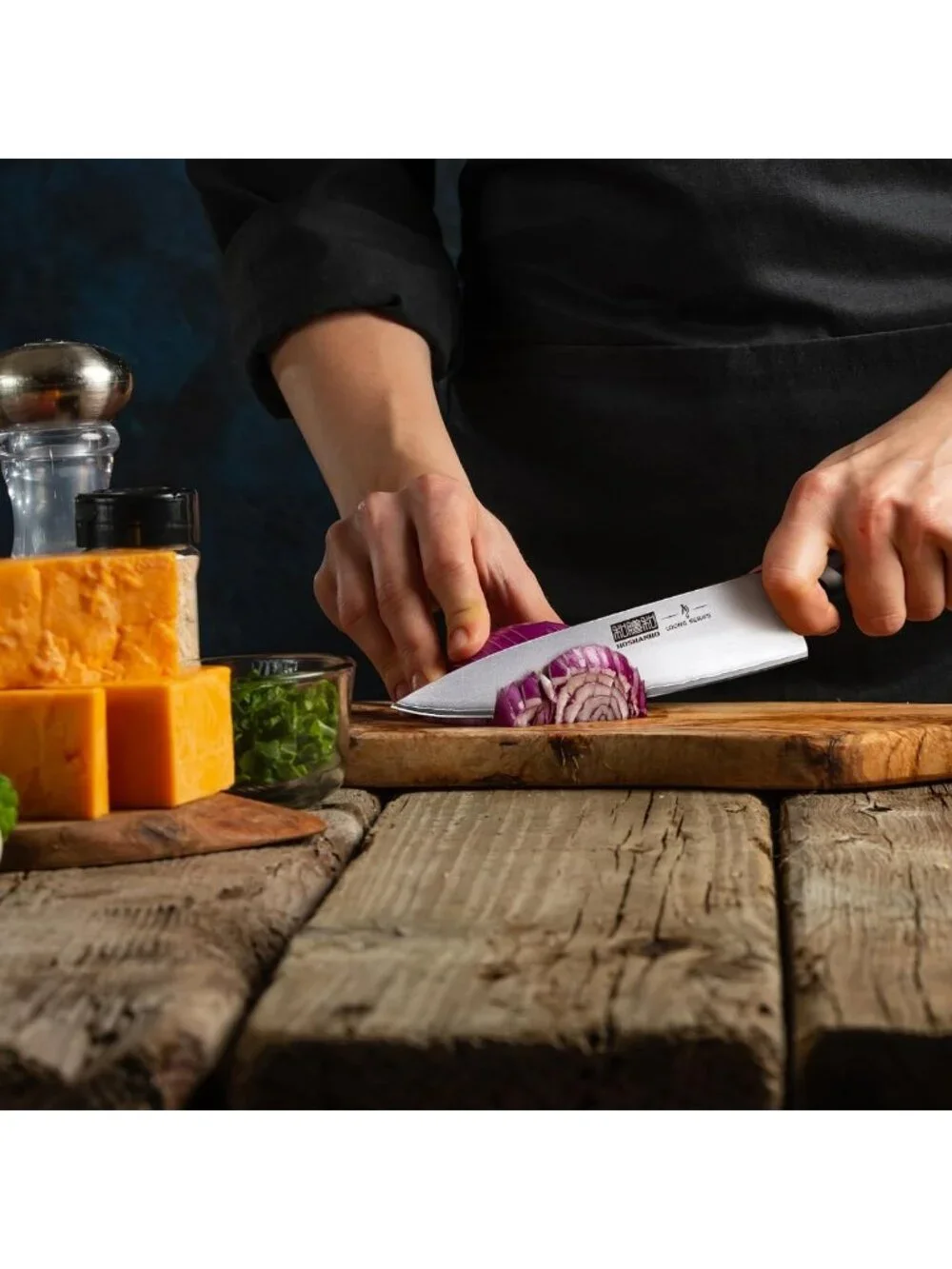 8-Inch Professional Chef's Knife - Japanese High Carbon Steel, Ultra Sharp